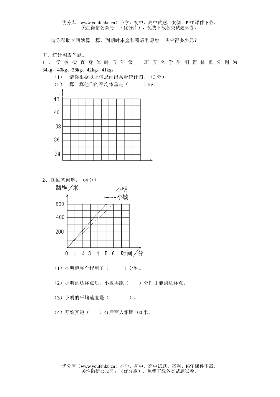 小学六年级数学升学考试精选2试卷_第3页