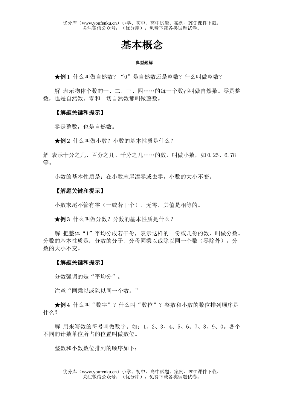 小学六年级数学苏教版分类知识体系试卷_第1页