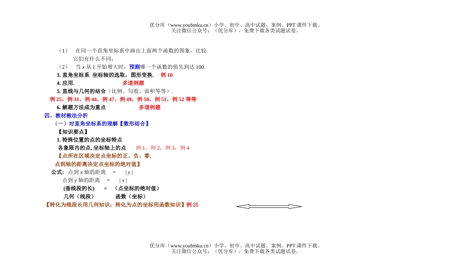 初中九年级数学函数总复习展示试卷_第3页