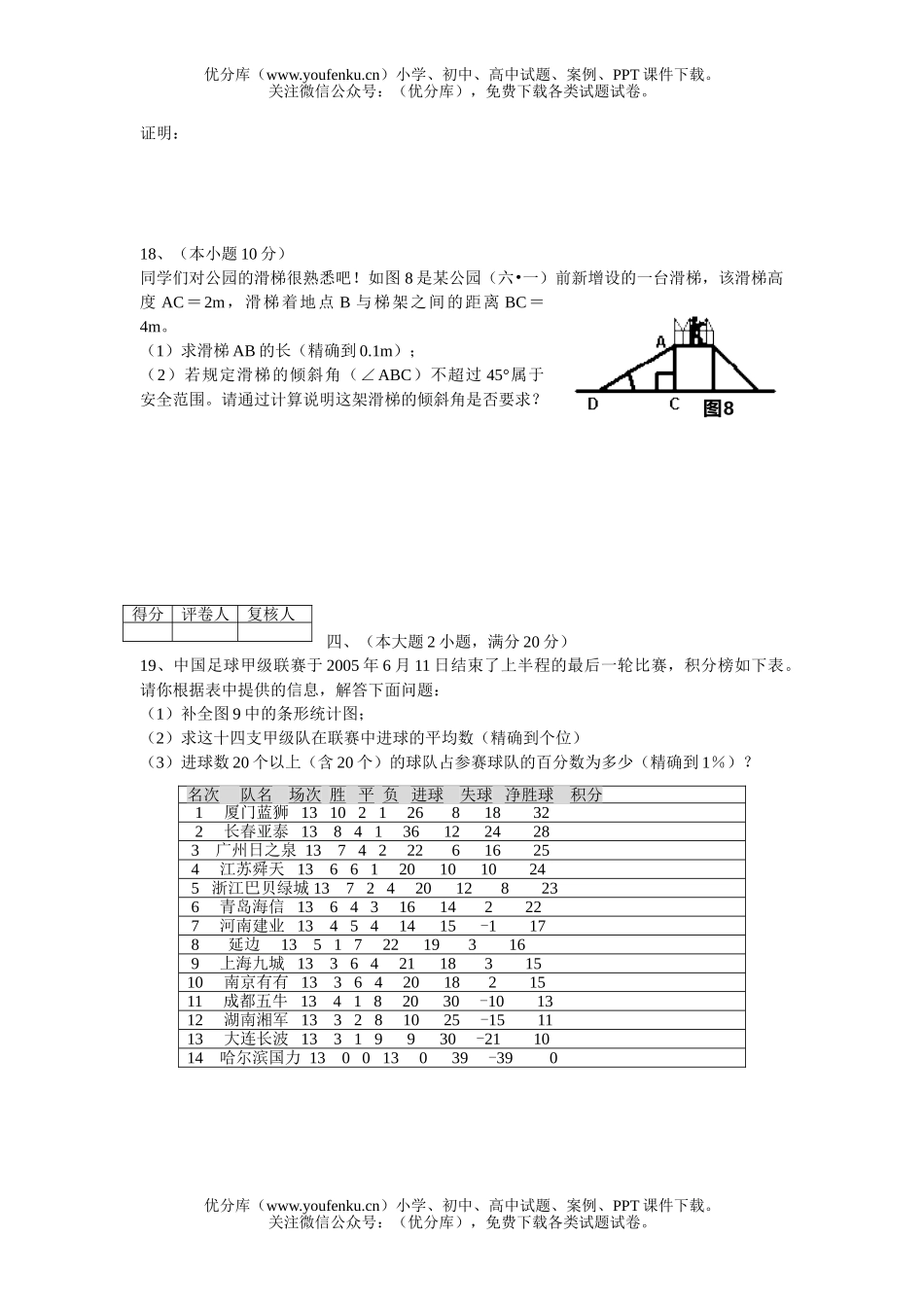 初中数学中考2005年福建省福州中考卷实验区试卷_第3页