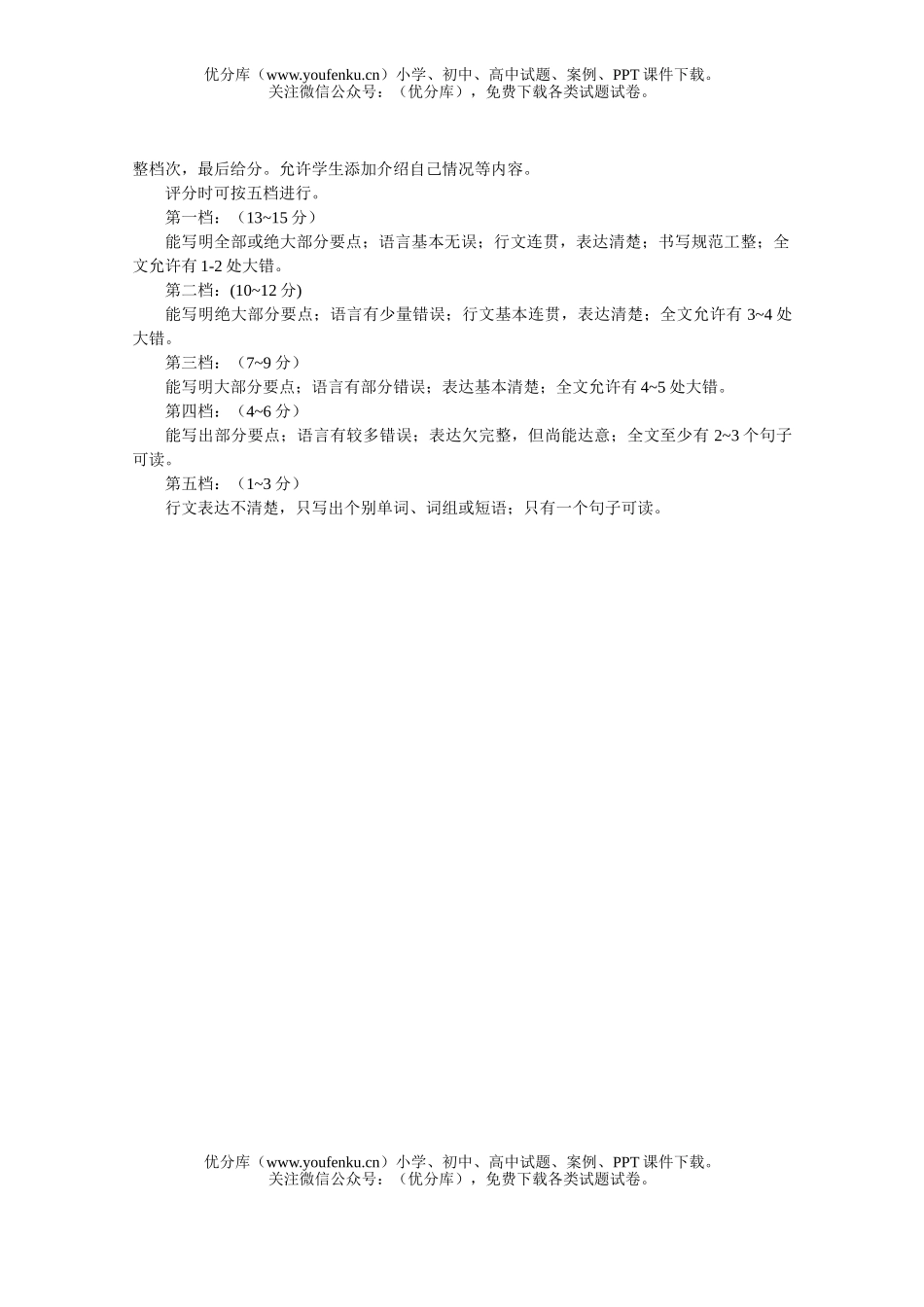 初中英语中考中考试卷_第2页