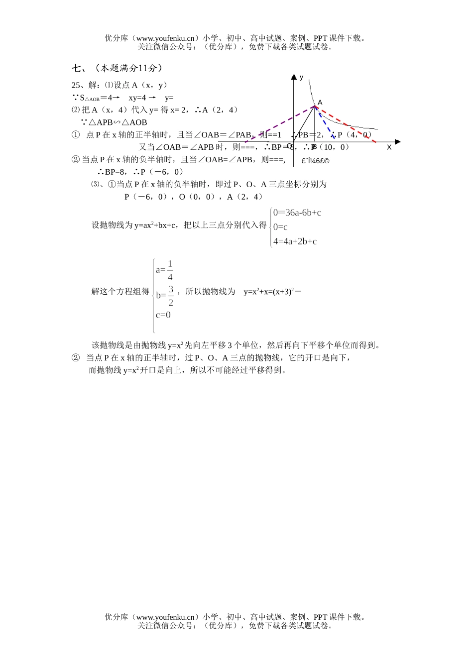 初中数学中考中考第二次模拟考(附带答案)试卷_第3页