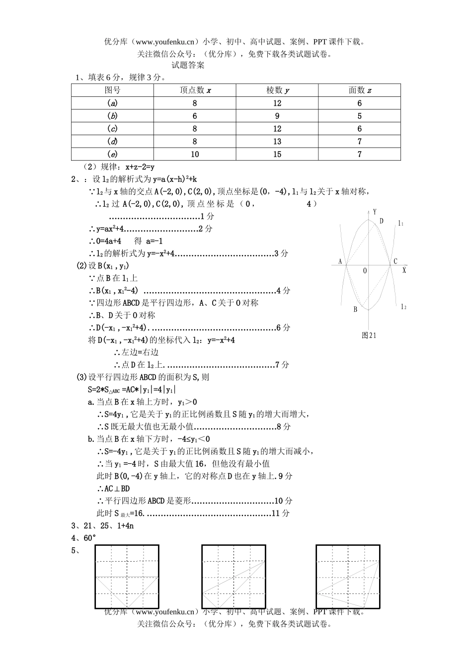 初中数学中考2006全国中考最新题型选粹 (二)试卷_第3页