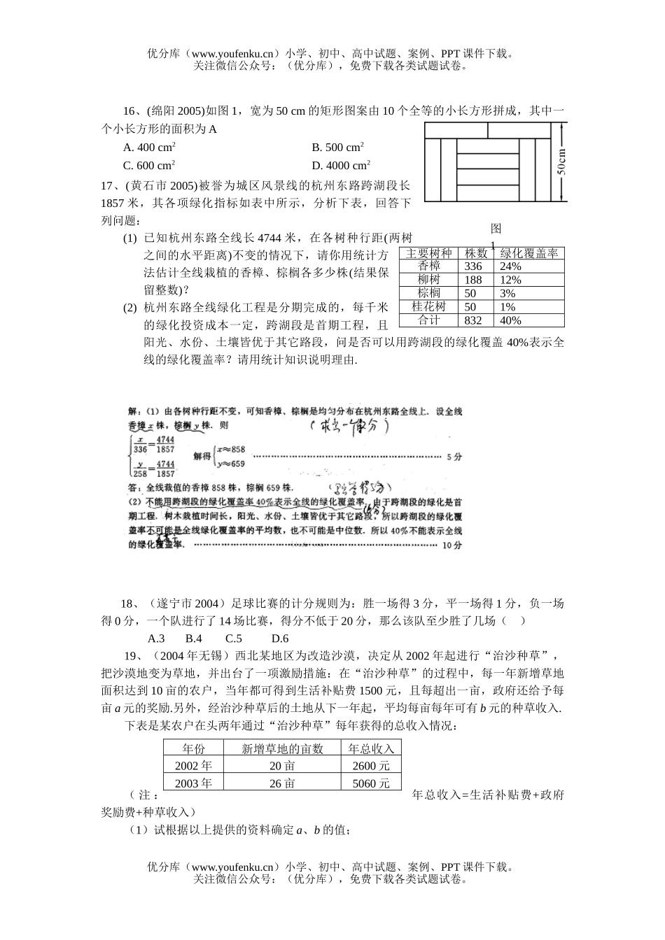 初中数学中考中考汇编方程的应用试卷_第3页