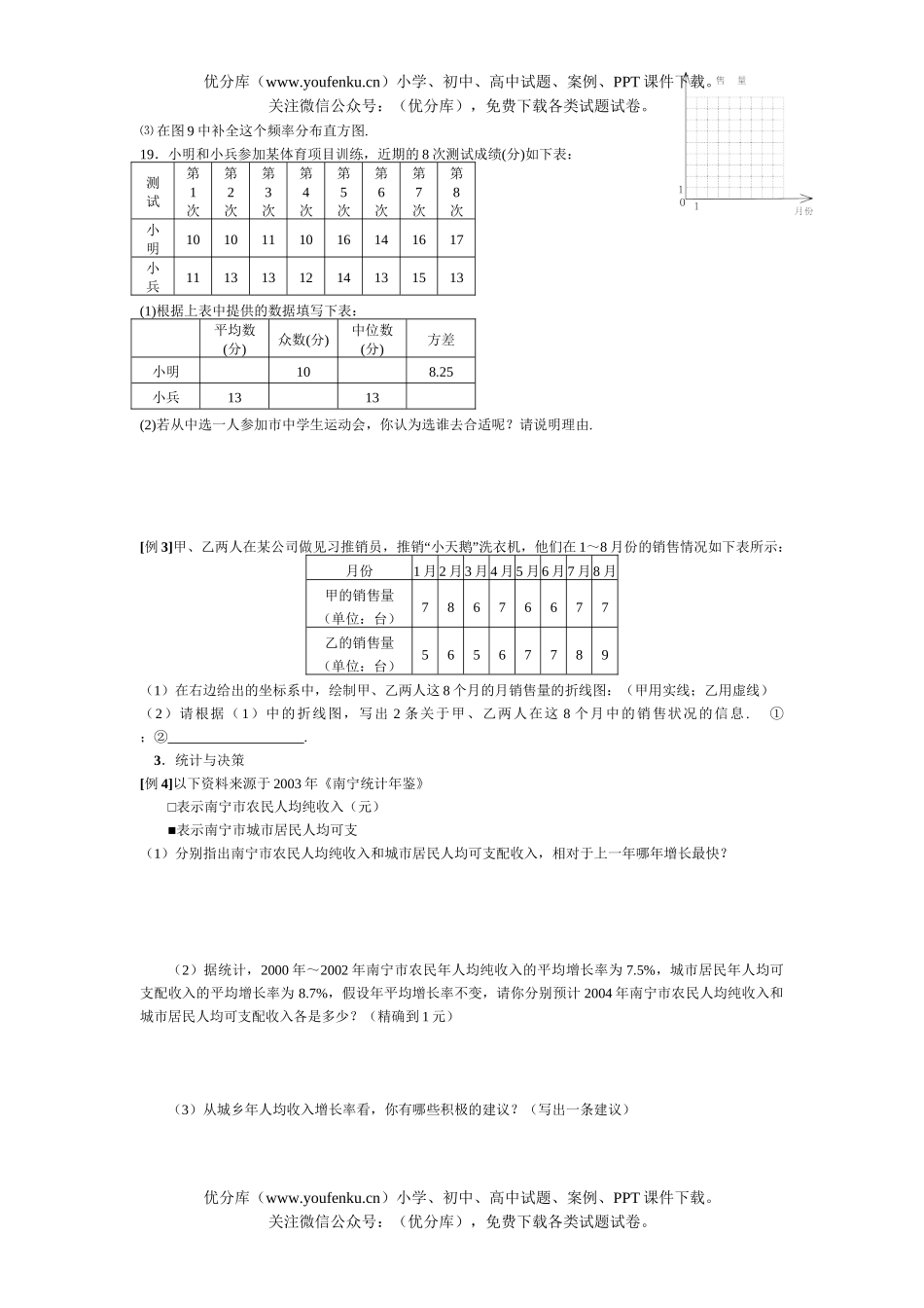 初中数学中考总复习统计2试卷_第2页