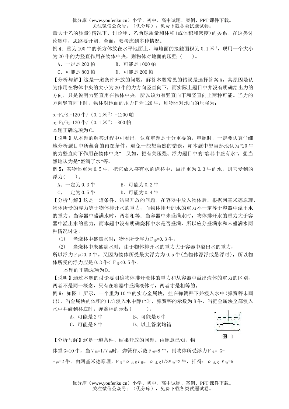 初中物理中考中考复习之开放性专题试卷_第2页