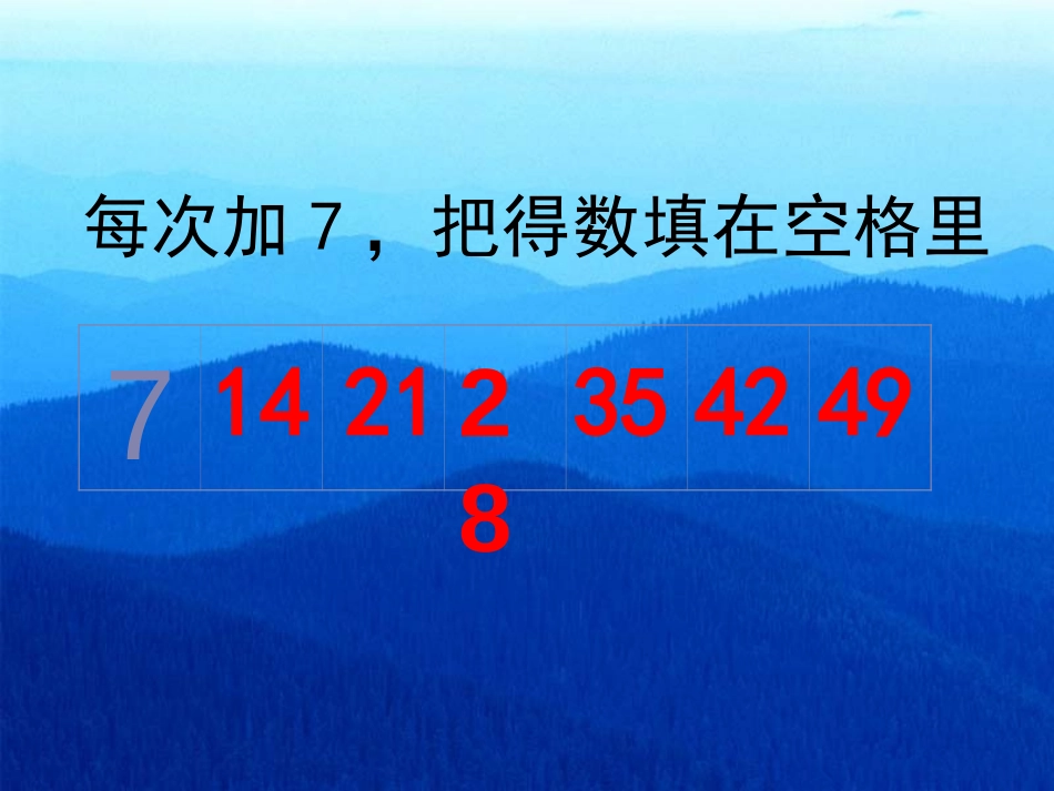《7的乘法口诀》表内乘法二PPT课件[人教版二年级数学上册]_第3页
