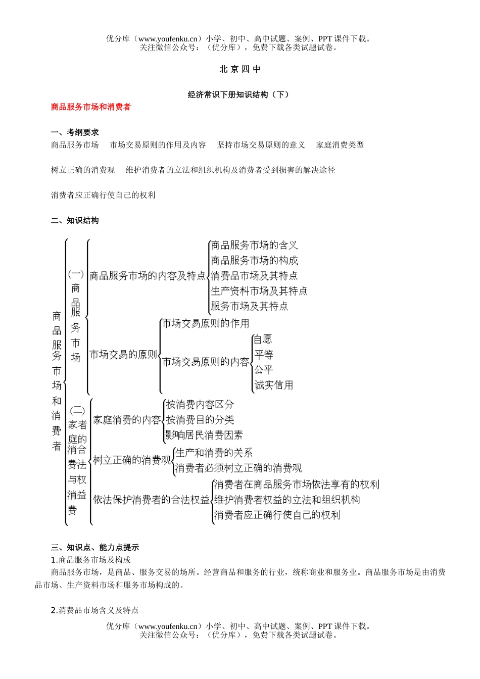 高中一年级政治下学期全套教学资料试卷_第1页