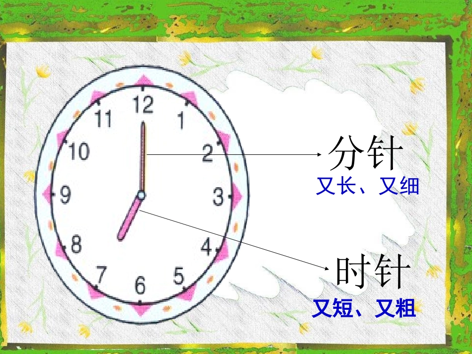 认识钟表《认识整时》PPT课件[人教版一年级数学上册]_第2页