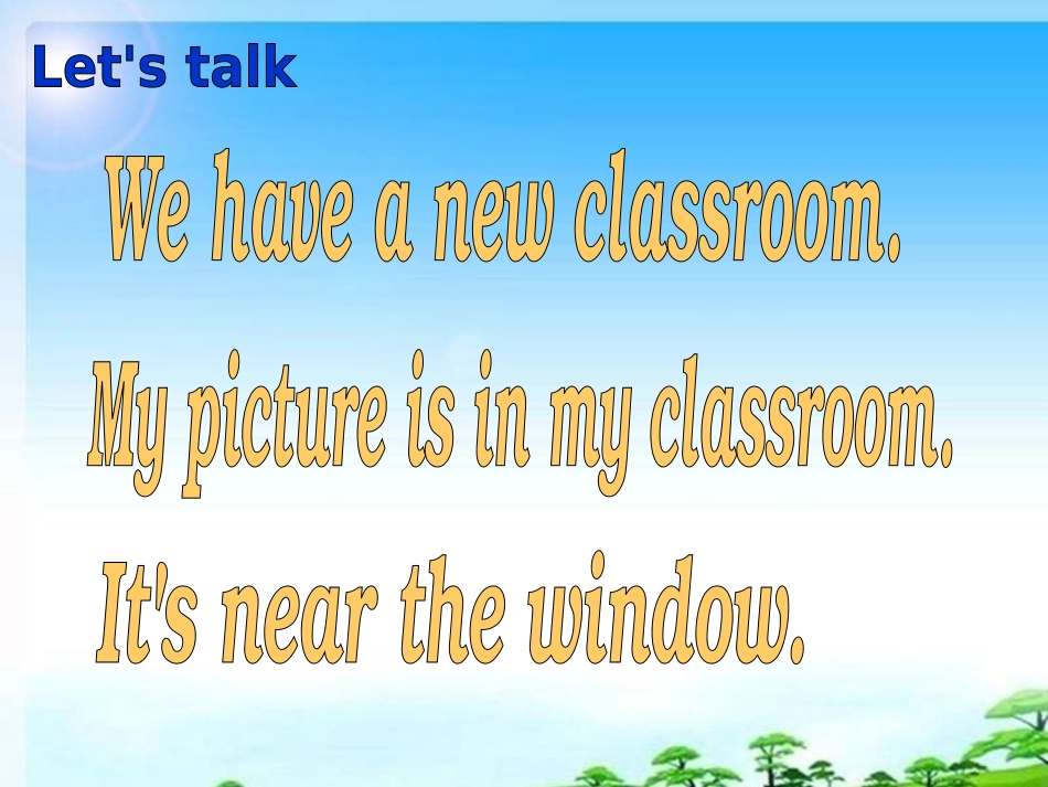 《Unit1 My classroom》第一课时PPT课件_第3页