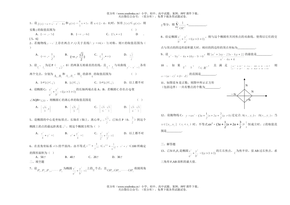 高考数学不等式1试卷_第3页
