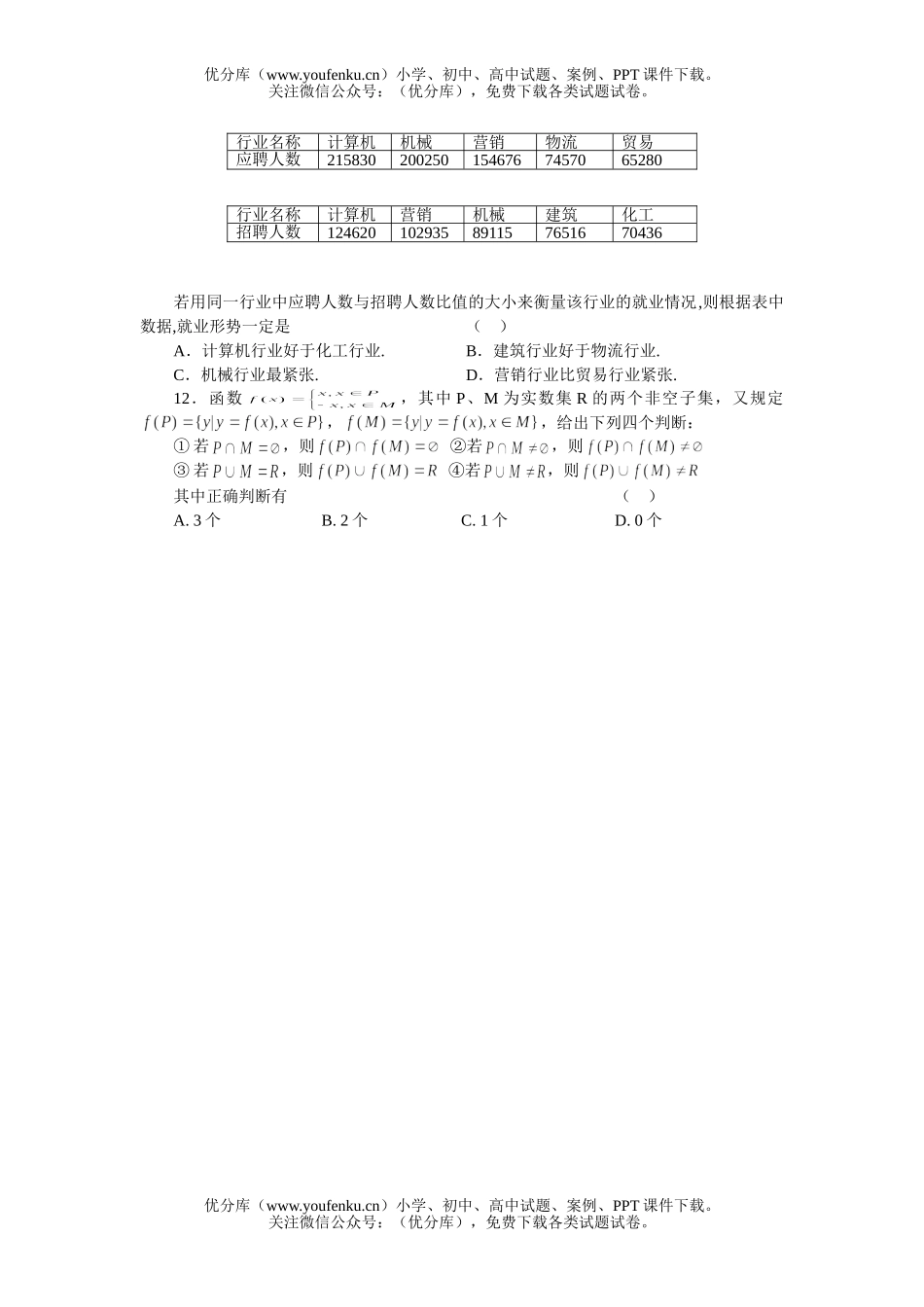高考数学08高考专题训练13试卷_第2页