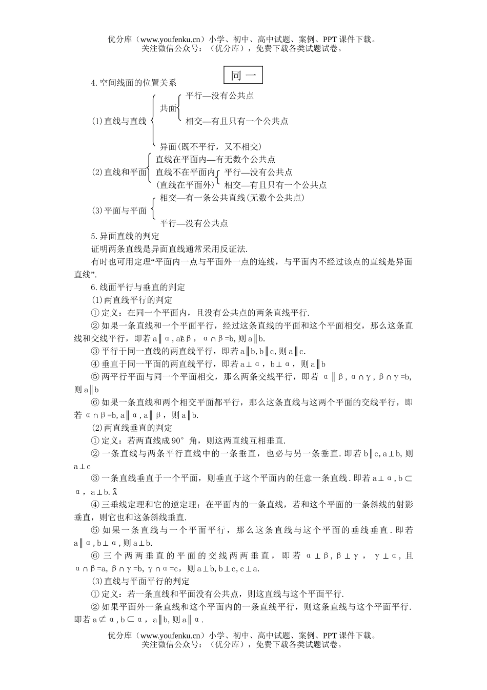高考数学08高考第二轮复习直线和平面试卷_第2页