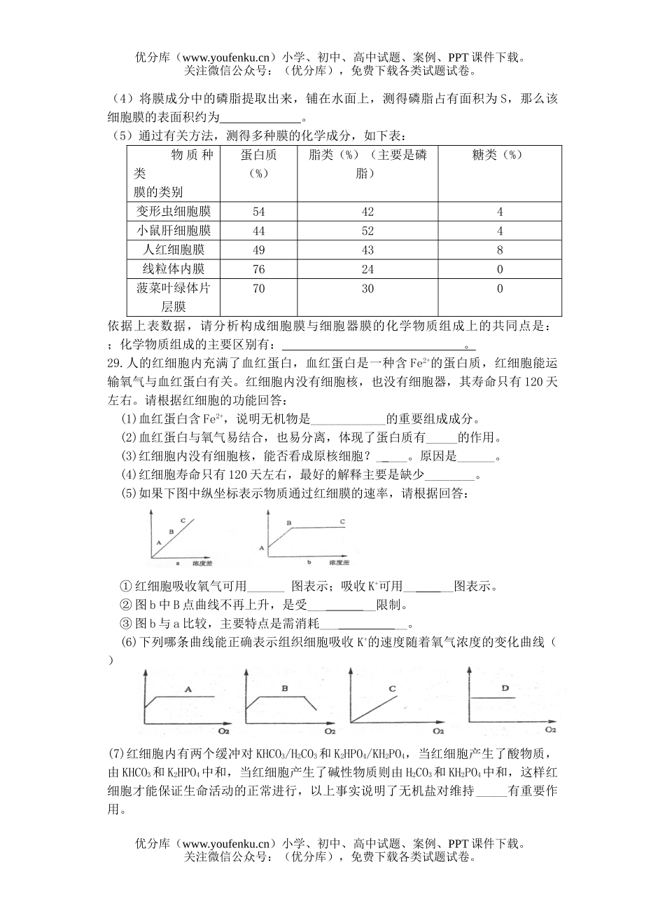 高中三年级生物08届限时作业题2试卷_第3页