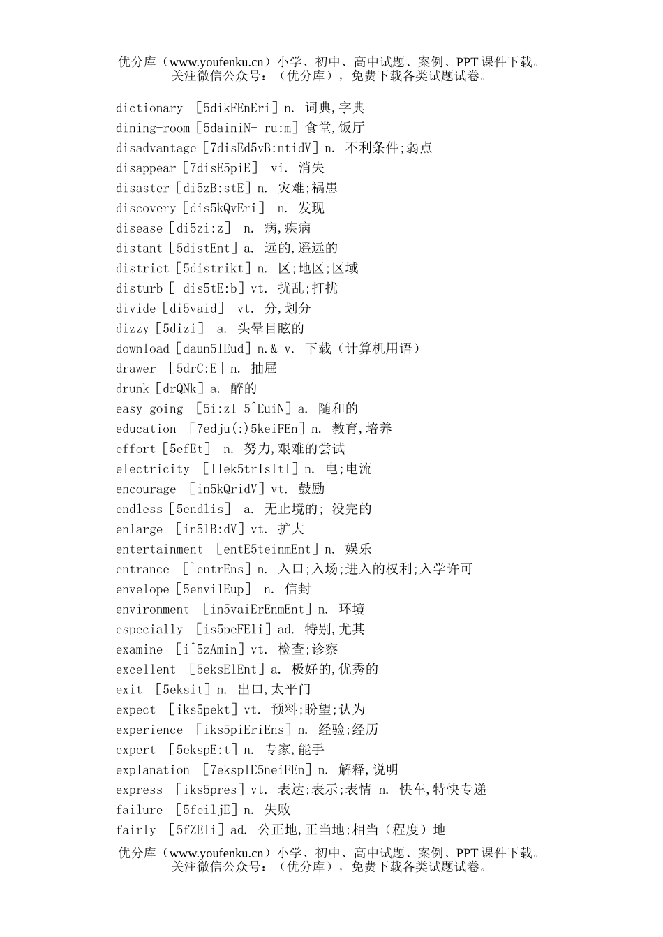 高考英语高考考前必写350个常用词试卷_第3页