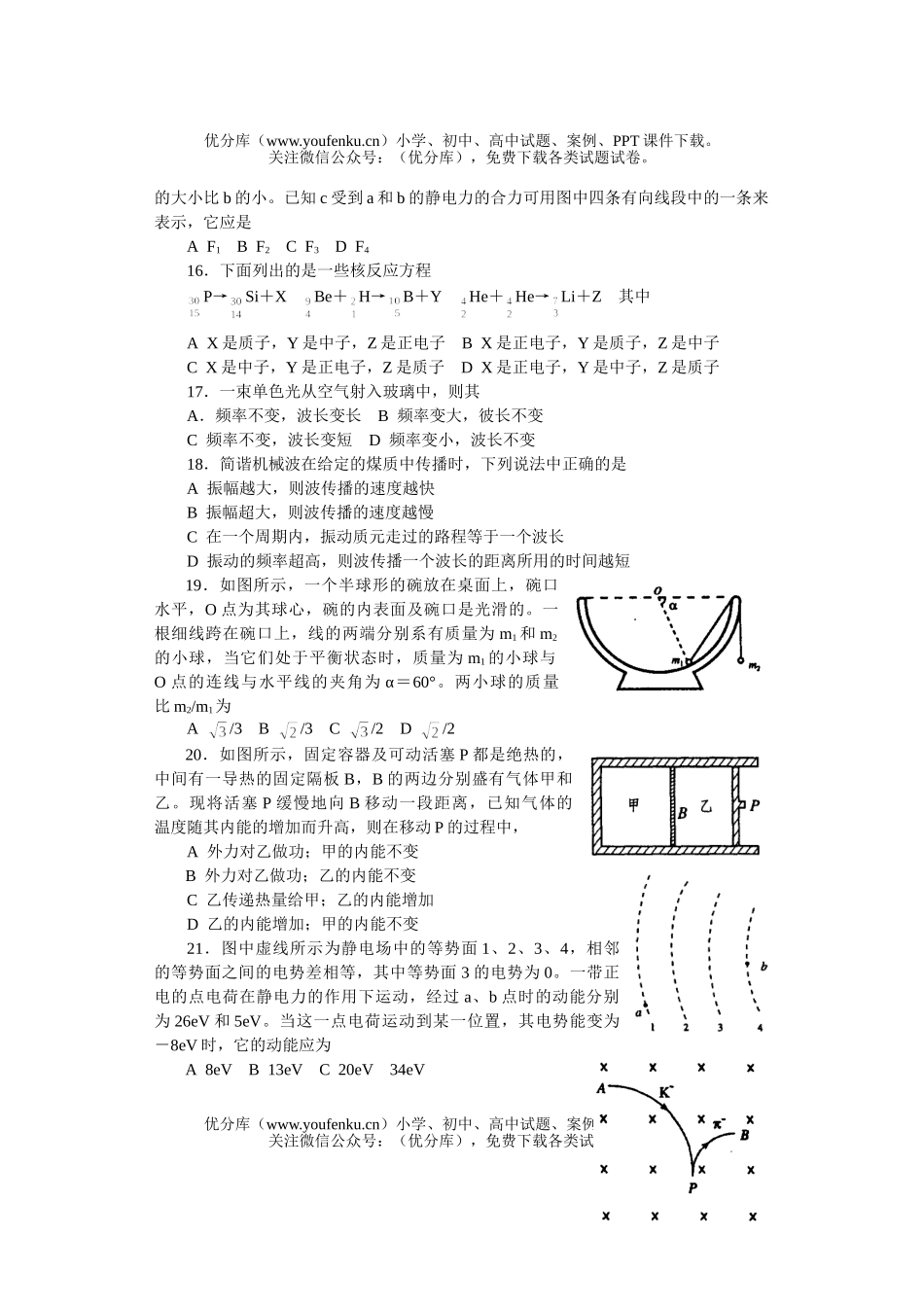 高考化学2003高考全国卷理综试卷_第2页