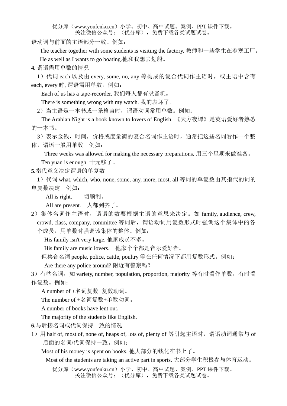 高考英语高考语法复习试卷_第2页