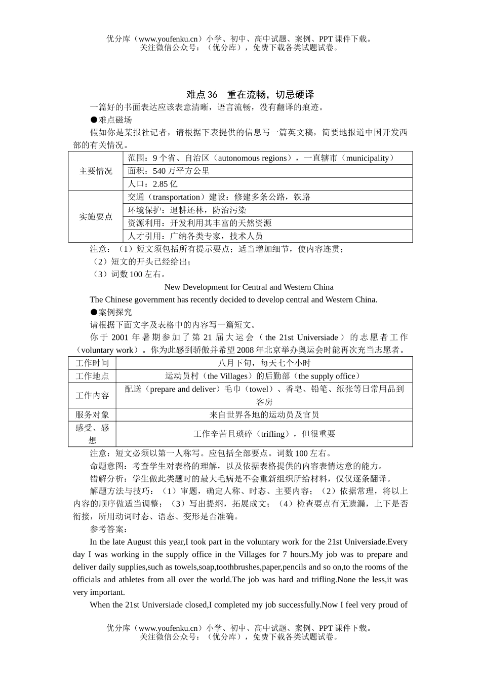 高考英语08高考难点注意36试卷_第1页