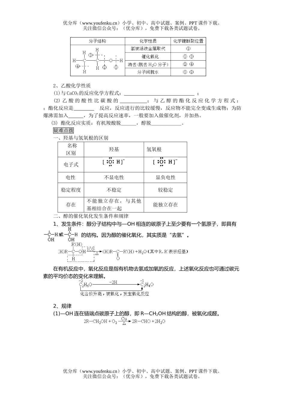 高考化学08高考生活中两种常见有机物测试2试卷_第2页