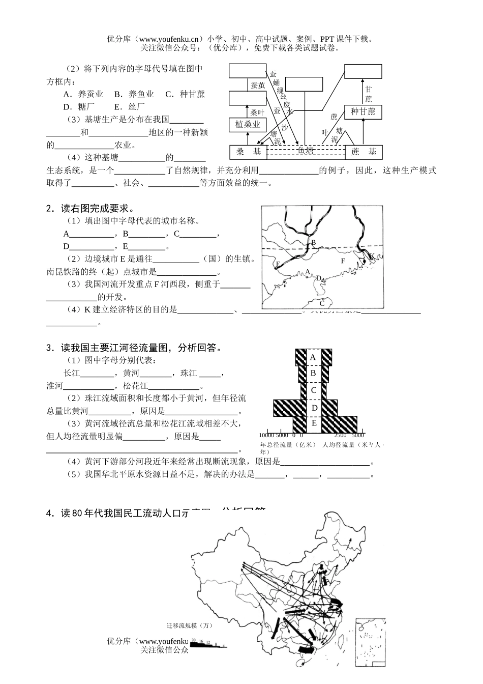 文科综合珠江三角洲地区专题复习试卷_第3页