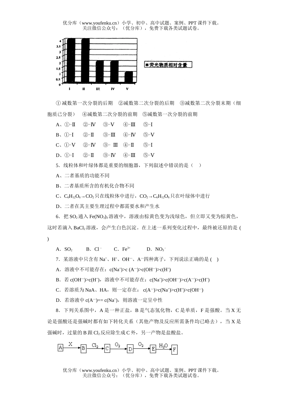 理科综合08届高理科综合第二次联考试卷_第2页
