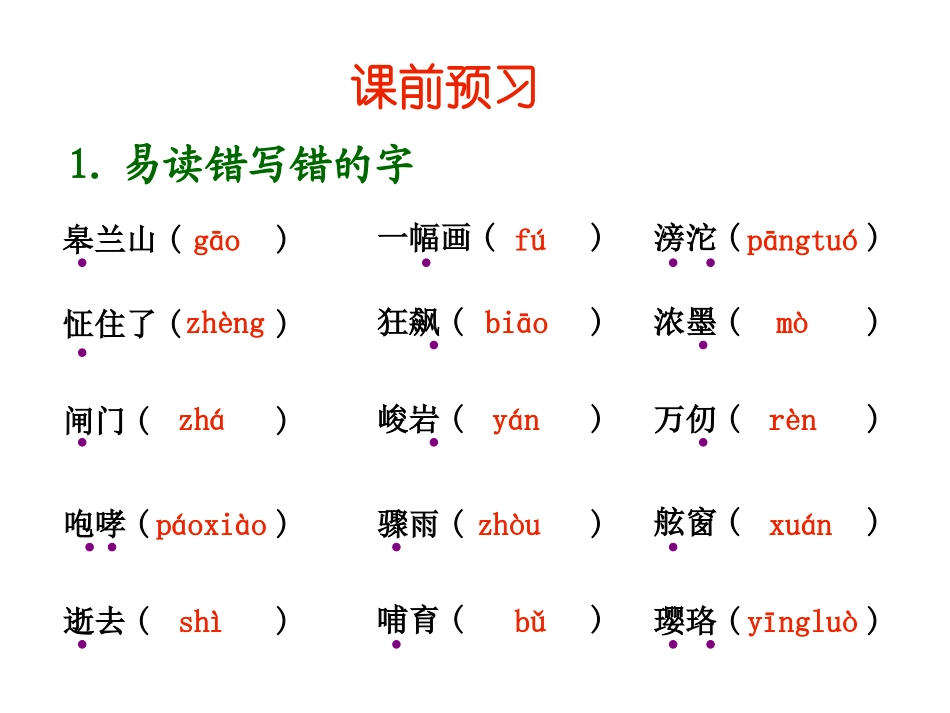 《黄河之水天上来》PPT课件[北师大版六年级语文上册]_第2页
