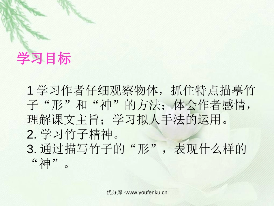 《竹颂》PPT课件[北师大版六年级语文上册]_第1页