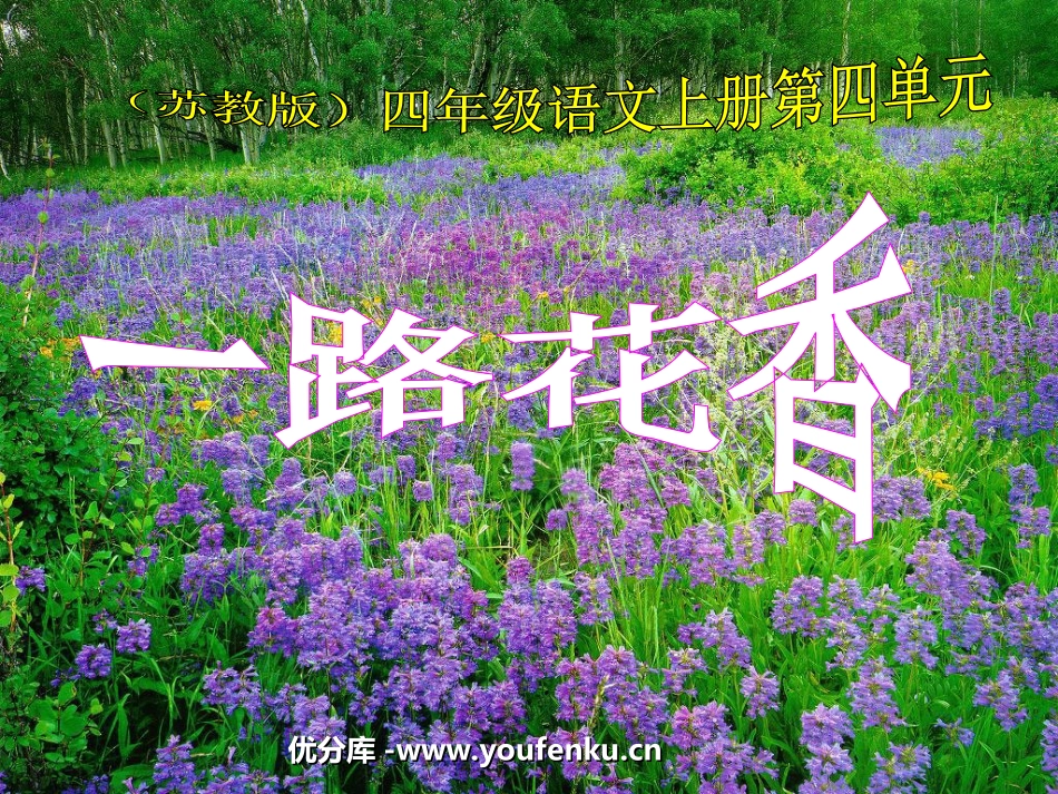 《一路花香》PPT课件[苏教版四年级语文上册]_第1页