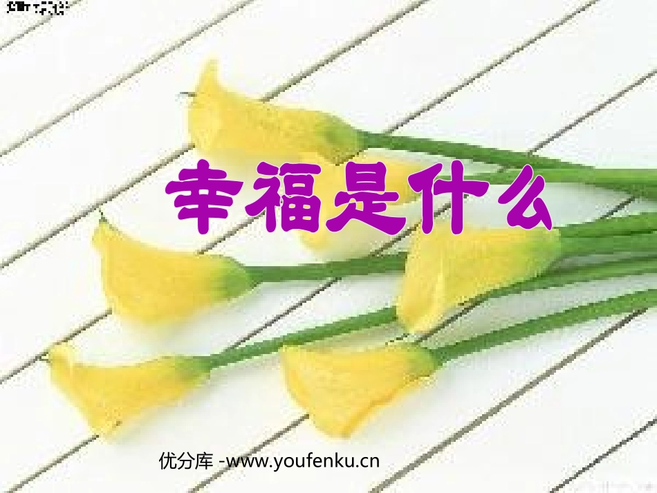 《幸福是什么》PPT教学课件[部编版四年级语文上册]_第1页