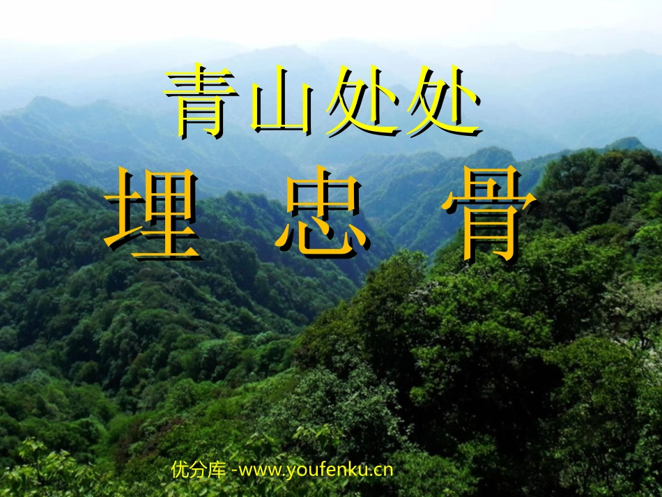 《青山处处埋忠骨》PPT课件[部编版五年级语文上册]_第1页