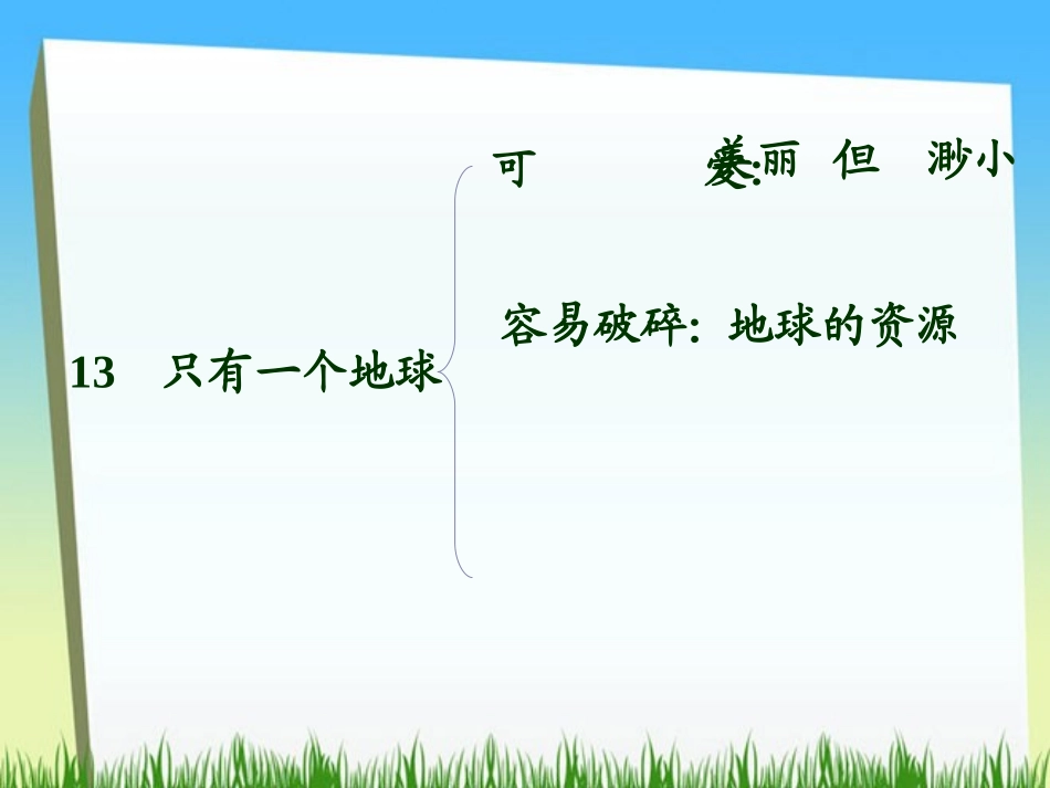 《只有一个地球》PPT课件[部编版六年级语文上册]_第3页