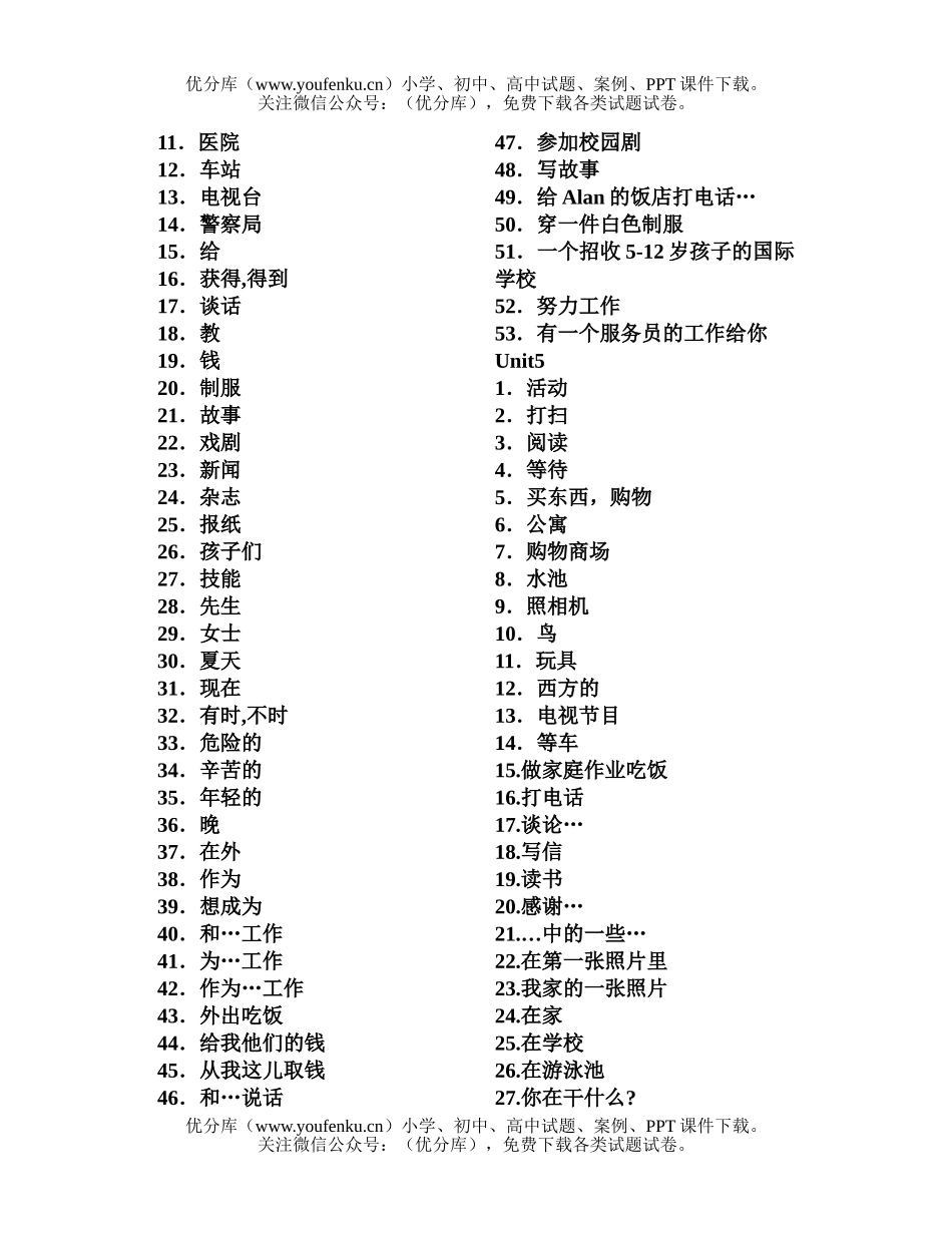 初中七年级英语第一二单元复习试卷_第3页