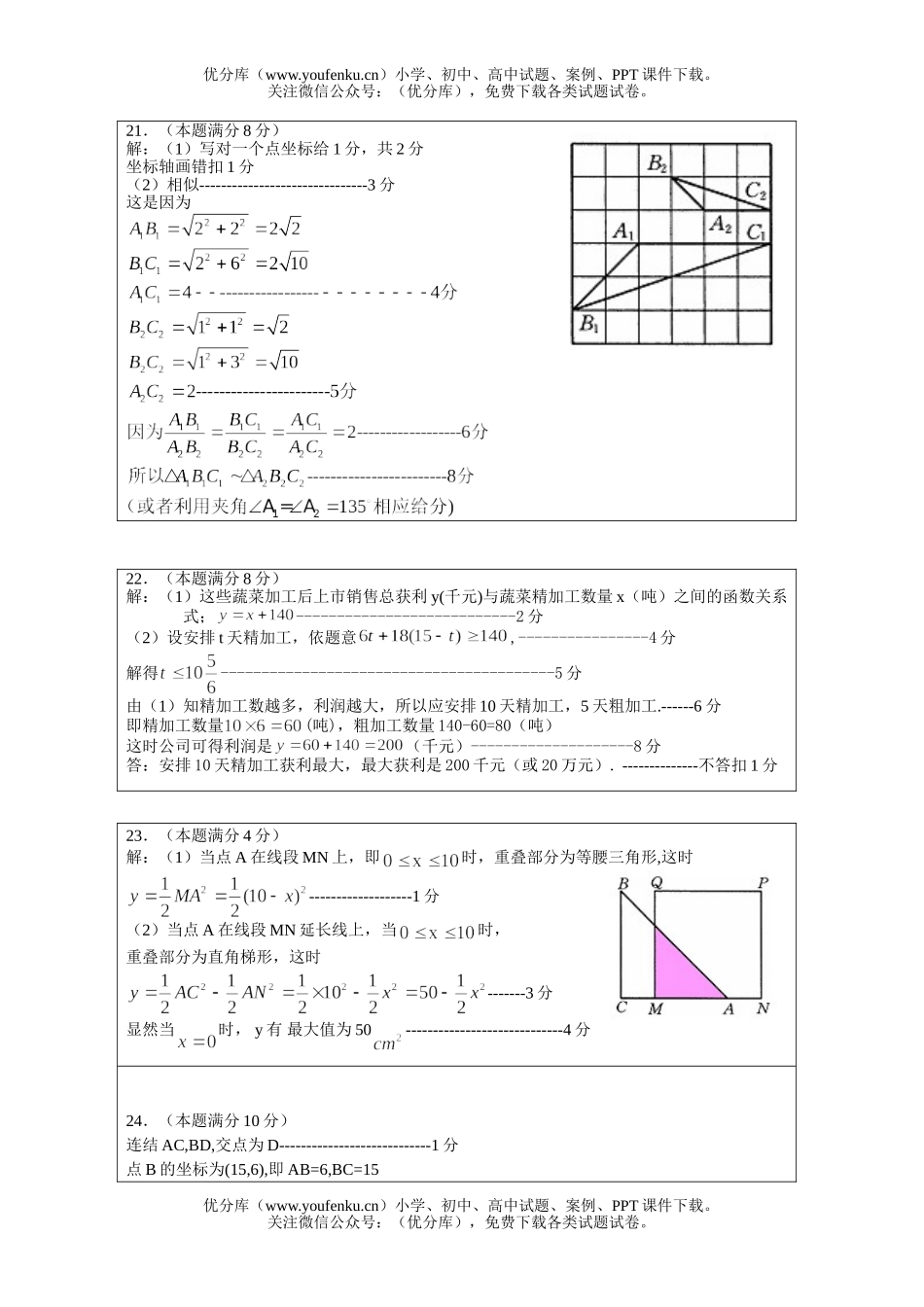 初中八年级数学第二学期天河区学生期末学业质量检测试卷_第2页