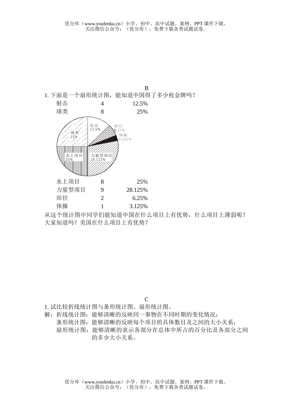 初中七年级数学数据的表示练习题试卷_第2页