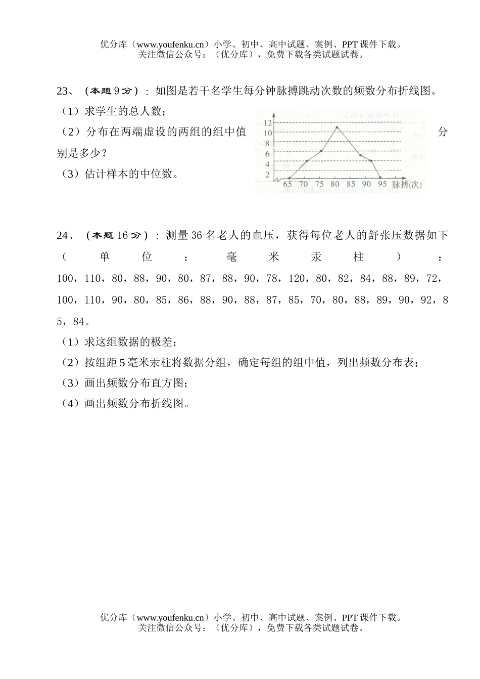 初中八年级数学阶段性评价试卷_第3页