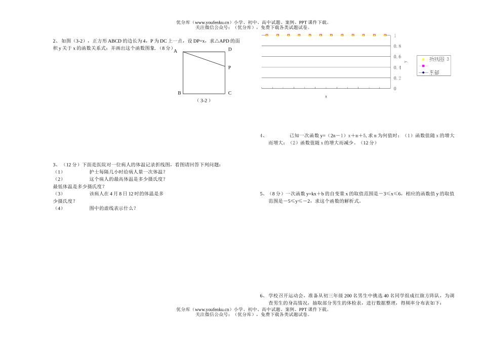 初中八年级数学(上)学期段考试卷_第2页