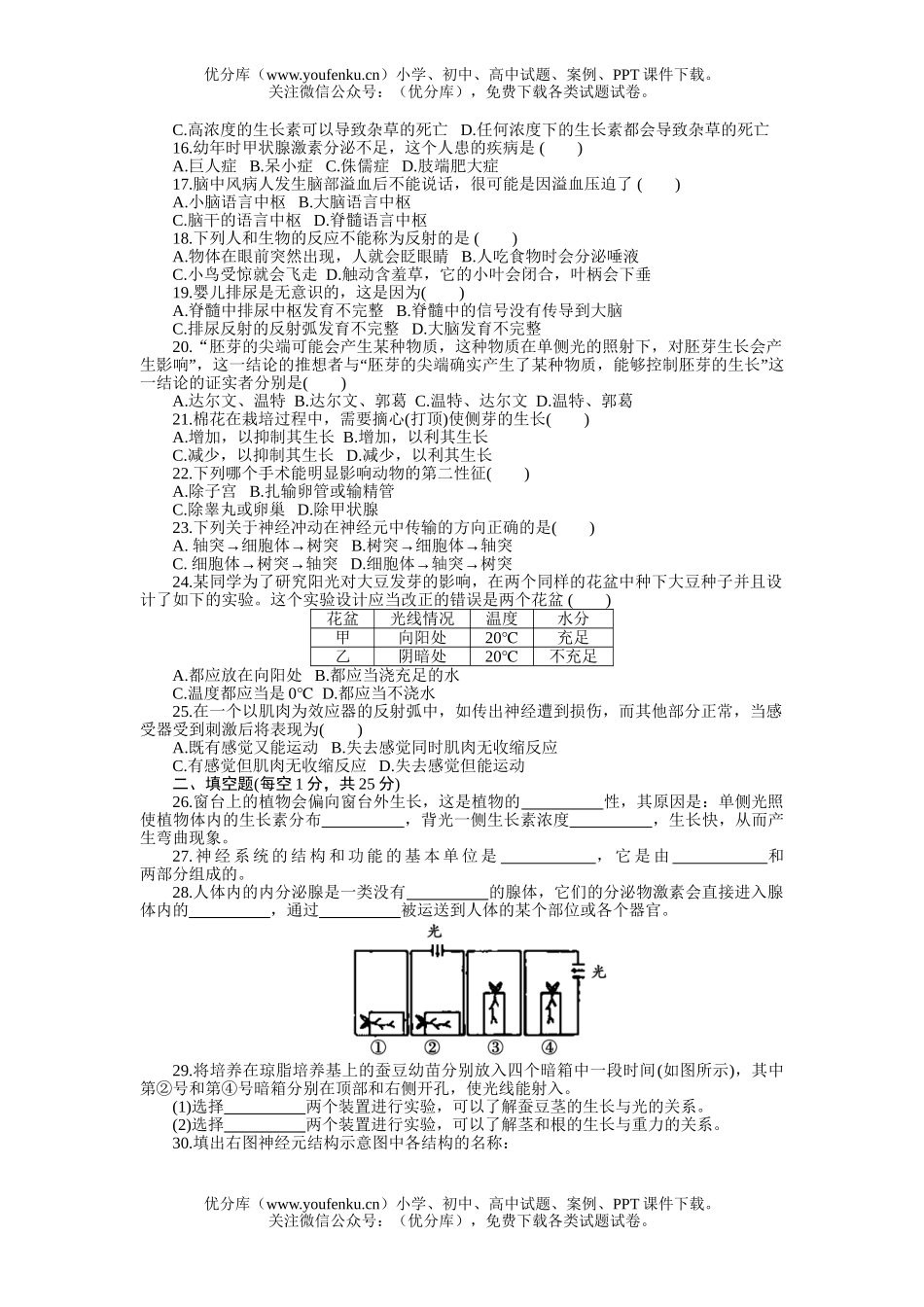 初中八年级科学上册学习自测单元练习9试卷_第2页