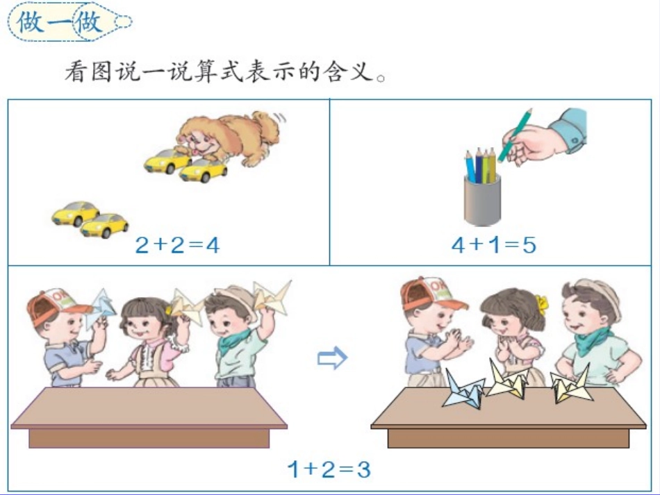 《加法》1-5的认识和加减法PPT课件[人教版一年级数学]_第2页