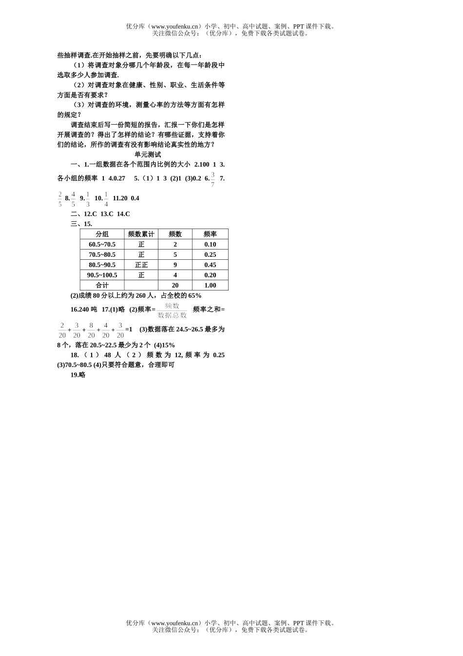 初中九年级数学第六章频率与概率单元测试卷_第2页