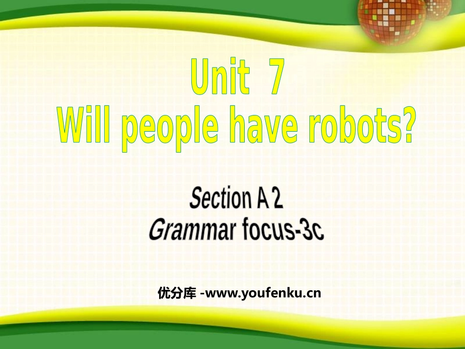 《Will people have robots?》PPT课件_第1页