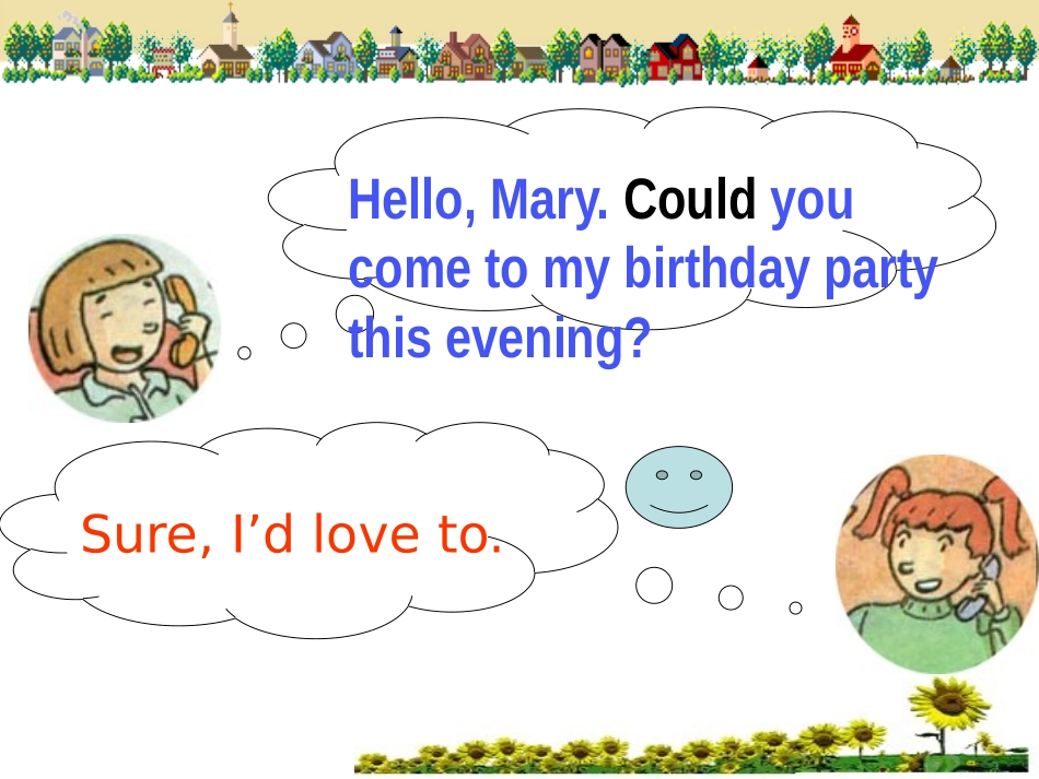《Can you come to my party?》PPT课件_第3页