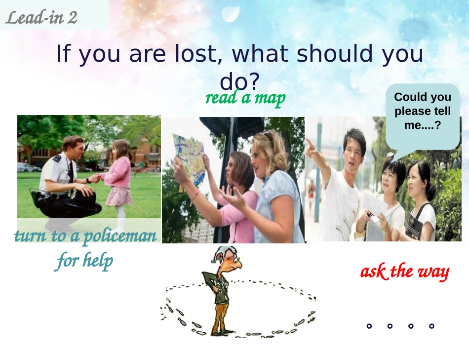《Could you please tell me where the restrooms are?》PPT课件_第3页