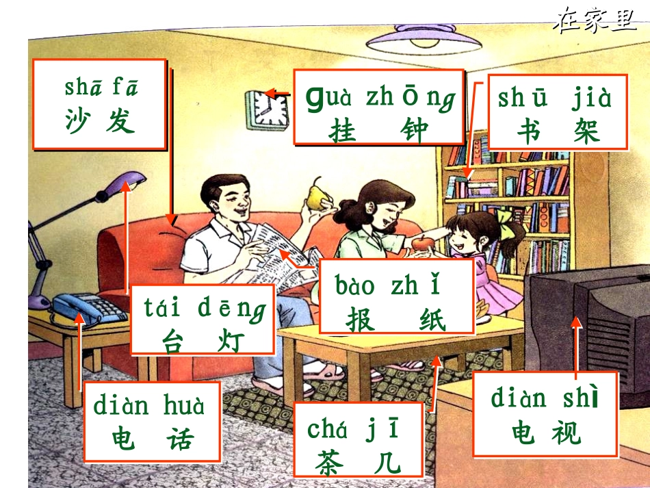 《在家里》PPT课件[鲁教版一年级语文上册]_第3页