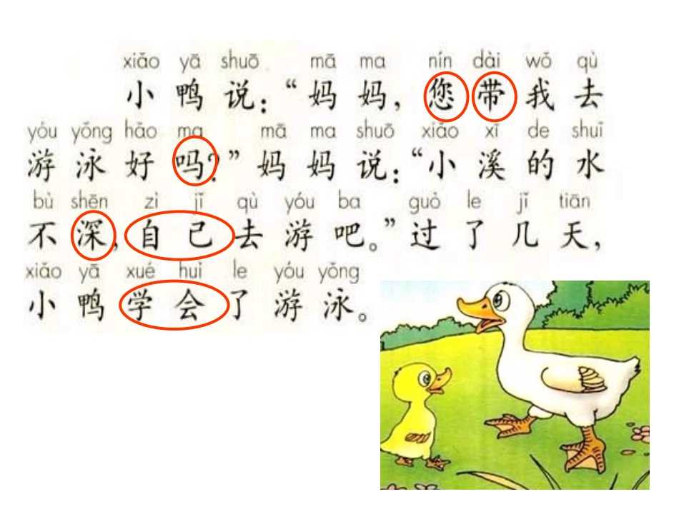 《自己去吧》PPT课件[鲁教版一年级语文上册]_第3页