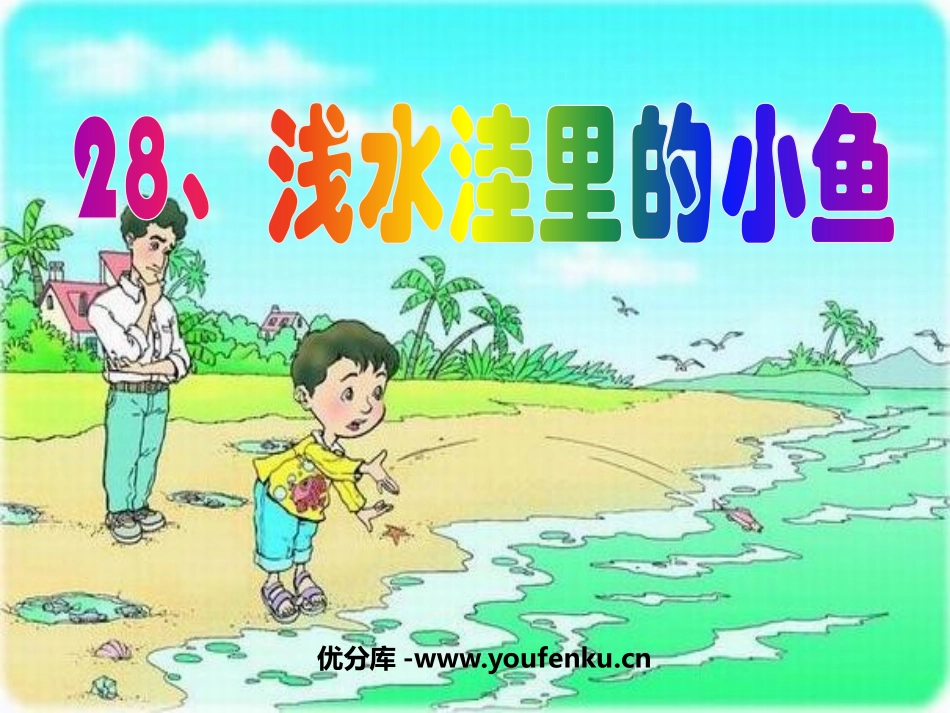 《浅水洼里的小鱼》PPT课件[鲁教版二年级语文上册]_第1页