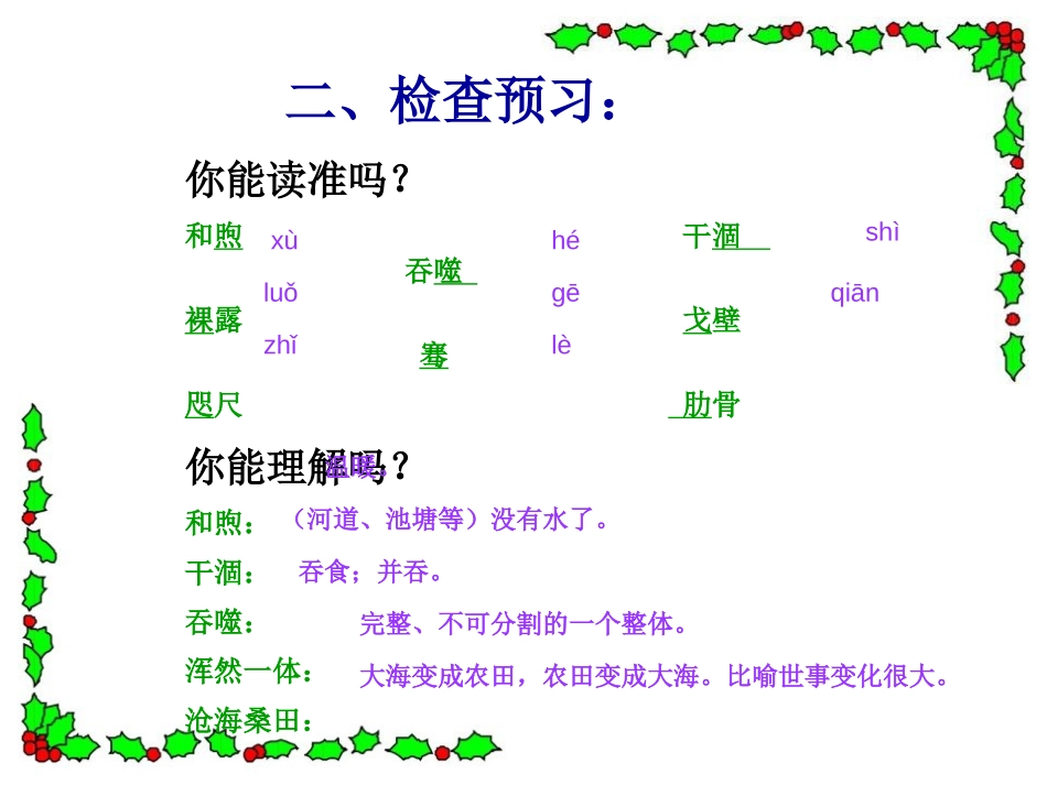 《罗布泊,消逝的仙湖》PPT课件[鲁教版七年级语文上册]_第3页