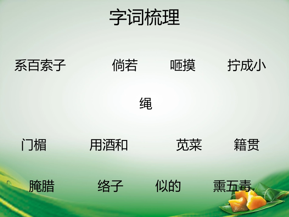 《端午的鸭蛋》PPT课件[鲁教版八年级语文上册]_第2页