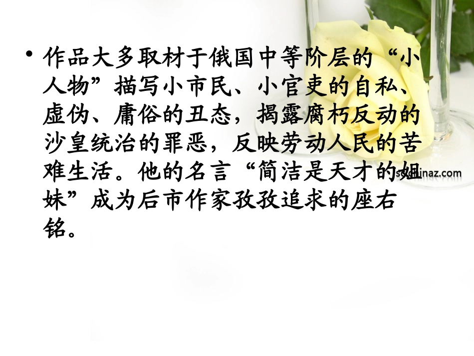 《变色龙》PPT课件[鲁教版九年级语文上册]_第3页