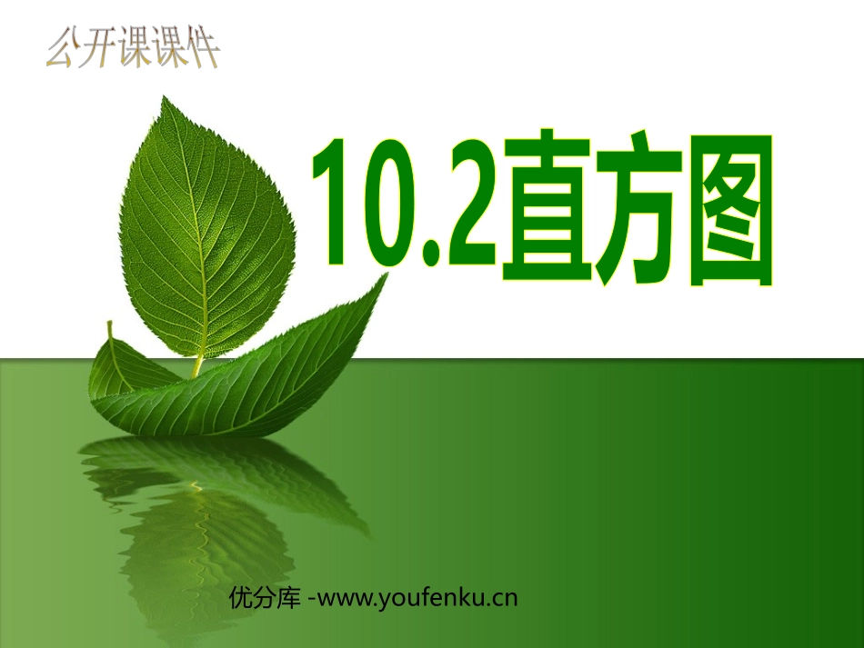 《直方图》数据的收集、整理与描述PPT课件[人教版七年级数学]_第1页