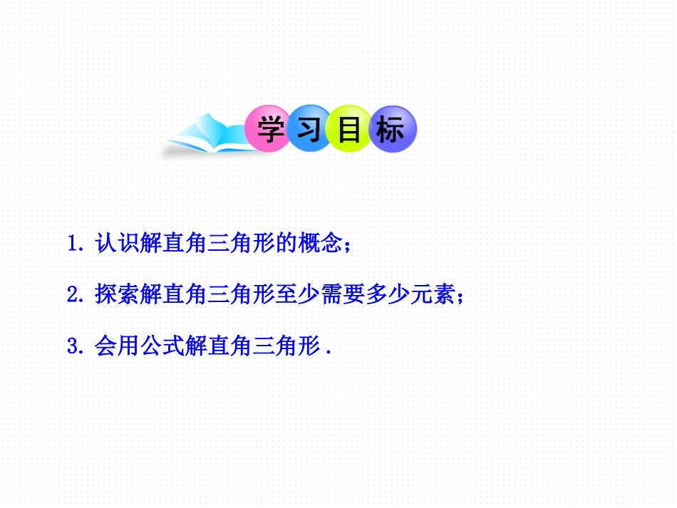 《解直角三角形》锐角三角函数PPT课件[人教版九年级数学]_第2页